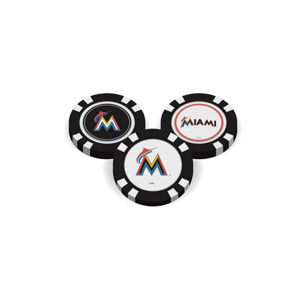 Team Golf Miami Marlins Golf Chip with Marker 3755696418